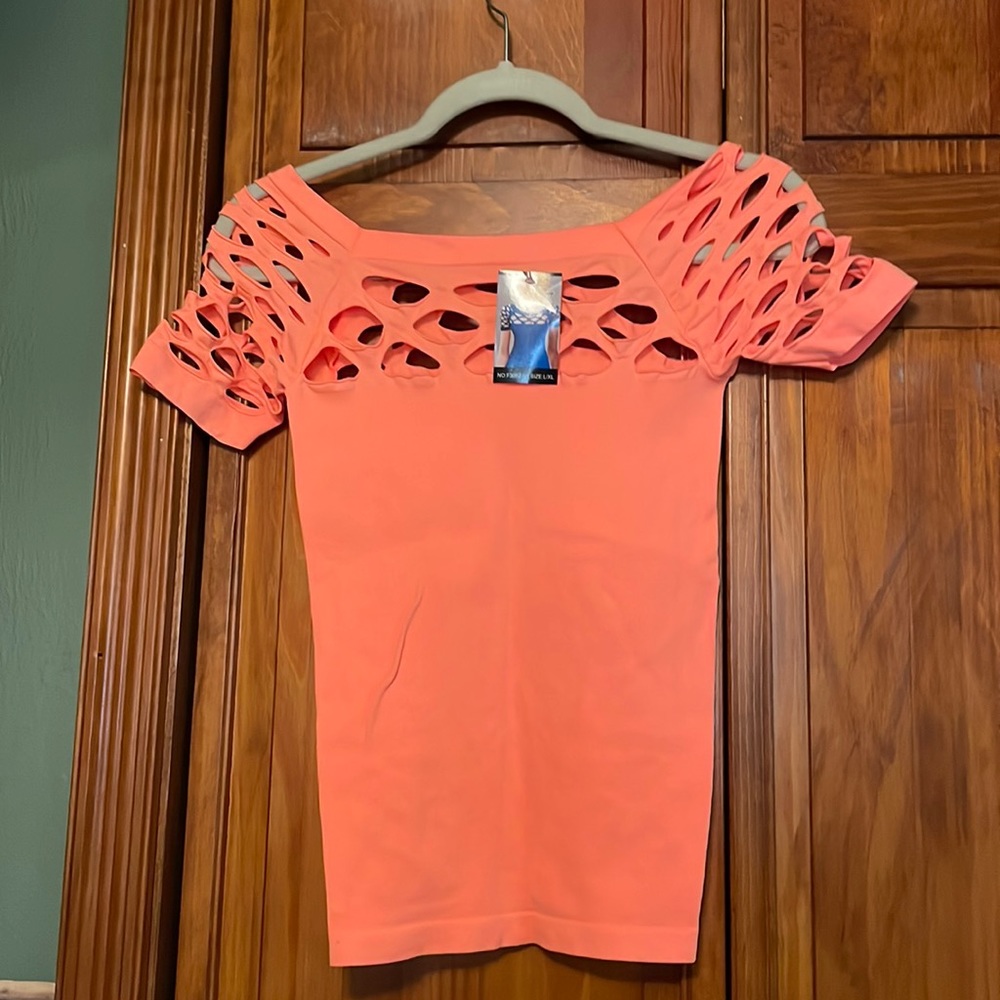 Cutout stretch tops. 3 for 20$